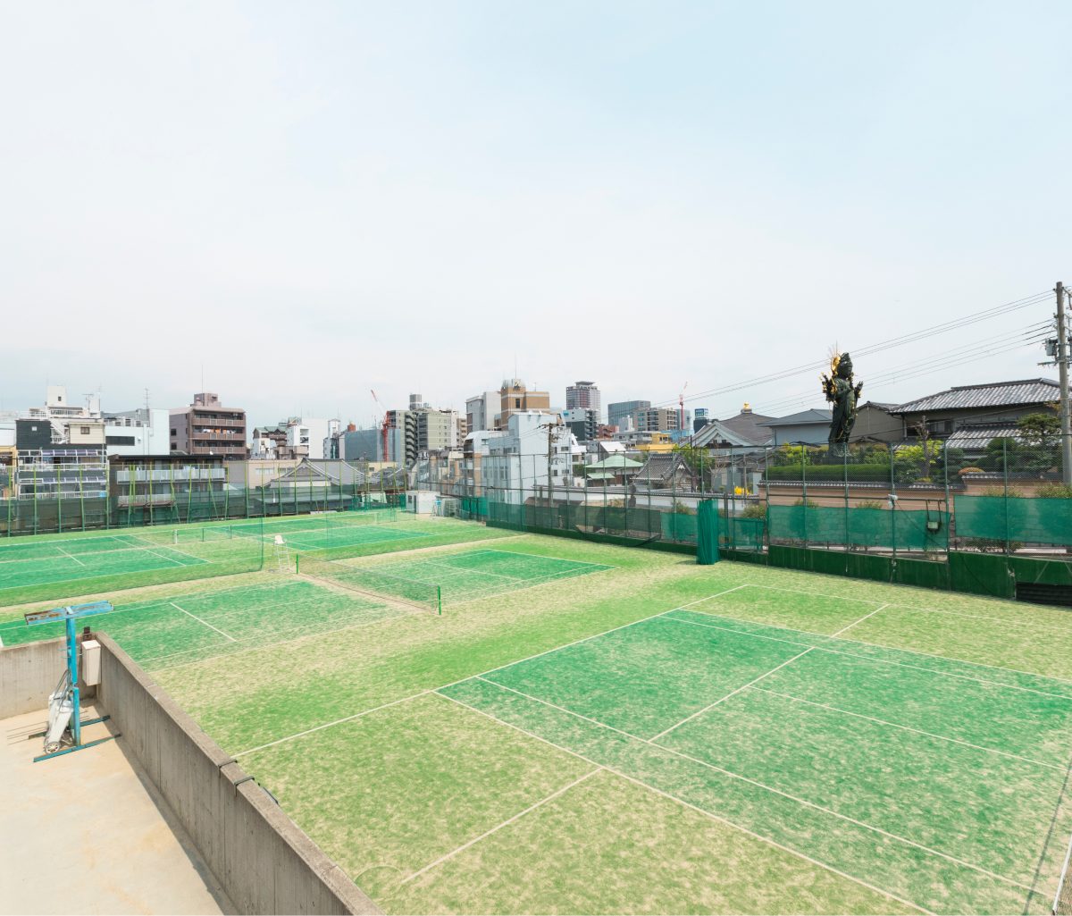 テニスコートの写真